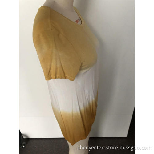 Gradient short sleeve top